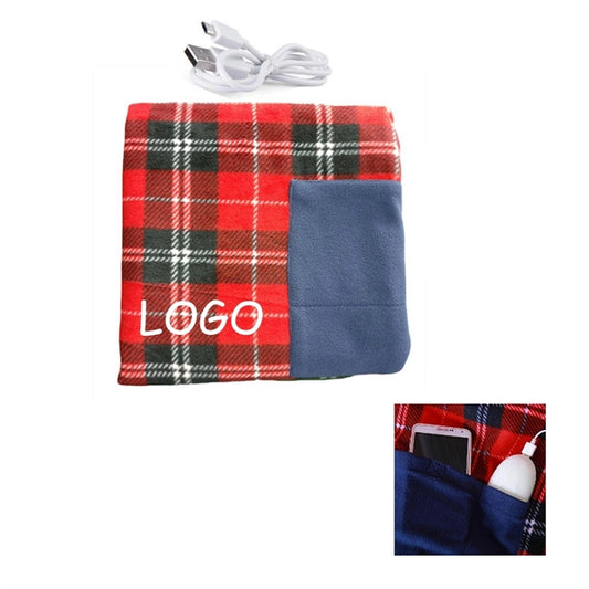 Usb Tartan Car Electric Blanket