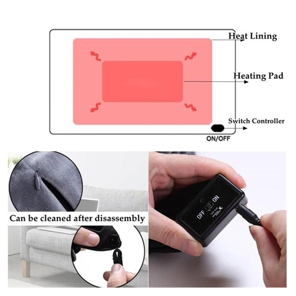 Usb Heating Wrap Blanket