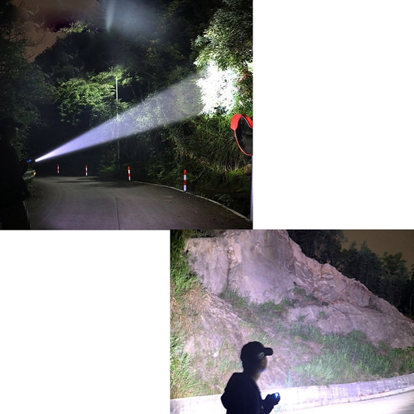 2 In 1 Portable Outdoor Zoomable Flashlight