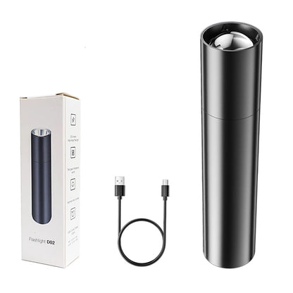 2 In 1 Portable Outdoor Zoomable Flashlight
