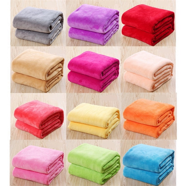 Full color 50x70cm Fleece Throw Blanket