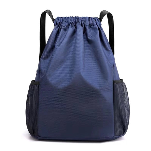 Drawstring Bag With Side Pocket