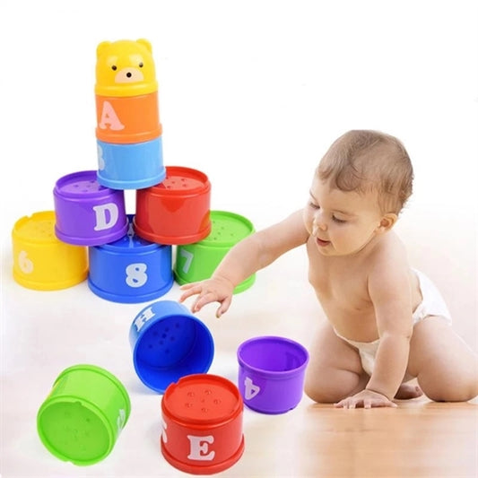 Rainbow Stacking Nesting Cups