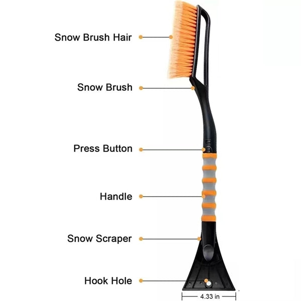 Snow Removal Brush Scraper Ice Shovel