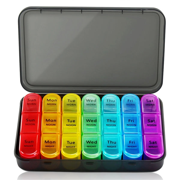 Large Sealed Moisture-Proof Travel Carrying Pill Case