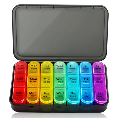Large Sealed Moisture-Proof Travel Carrying Pill Case