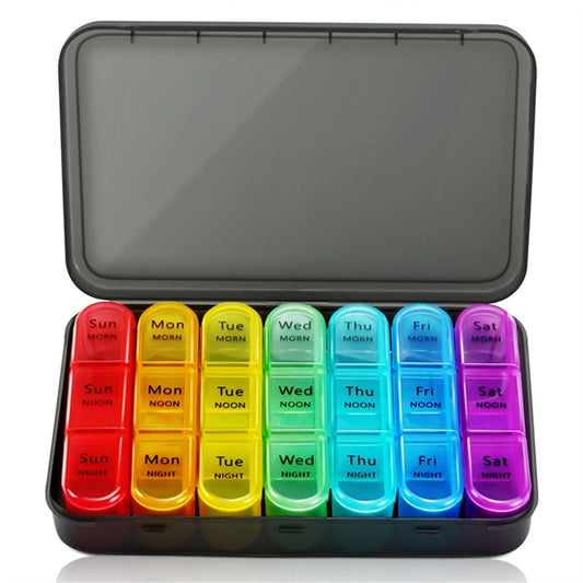 Large Sealed Moisture-Proof Travel Carrying Pill Case