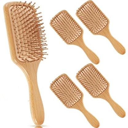 Bamboo Brush Paddle Hairbrush