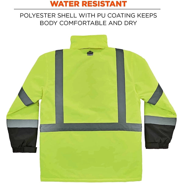 High Visibility Reflective Winter Safety Jacket