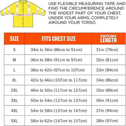 High Visibility Reflective Winter Safety Jacket