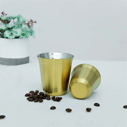 Stainless Steel Espresso Cups  5.4oz