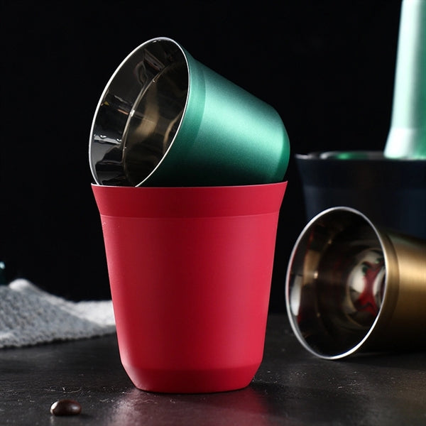 Stainless Steel Espresso Cups  5.4oz