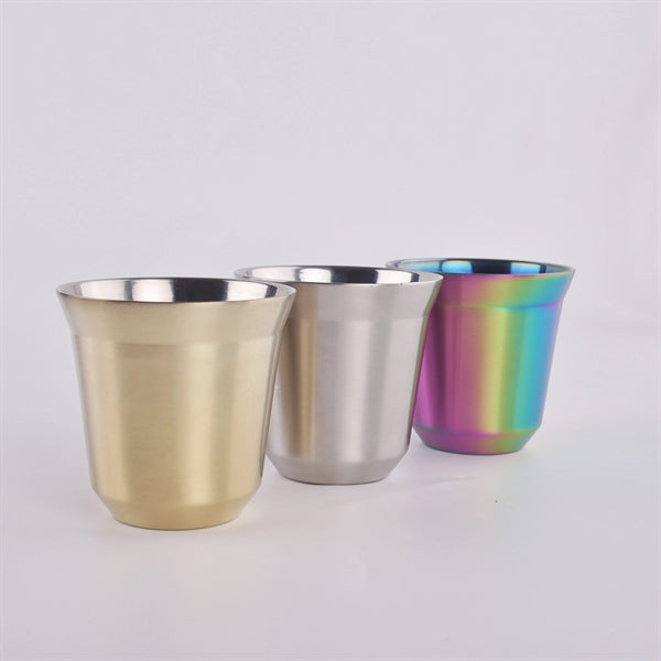 Stainless Steel Espresso Cups  5.4oz
