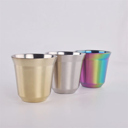 Stainless Steel Espresso Cups  5.4oz