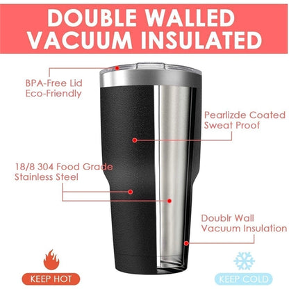 30oz Stainless Steel Travel Mug with Lid