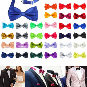 Solid Color Groom Bowtie