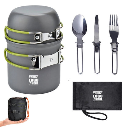 Camping Cooking Set Cookware Mess Kit Kitchen Equipment