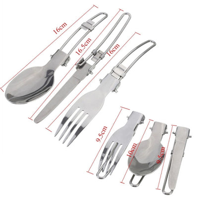 Camping Cooking Set Cookware Mess Kit Kitchen Equipment