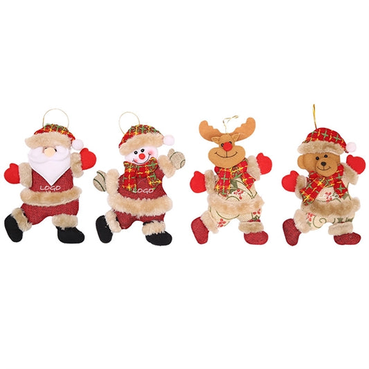 Christmas Tree Plush Ornaments