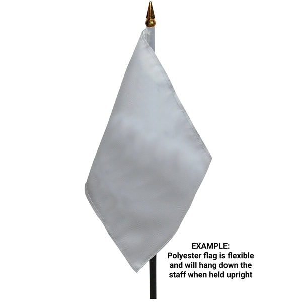 6" x 9" Double Sided Polyester Stick Flags