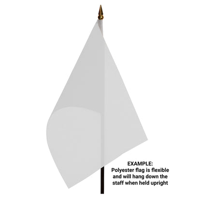 6" x 9" Single Reverse Polyester Stick Flags