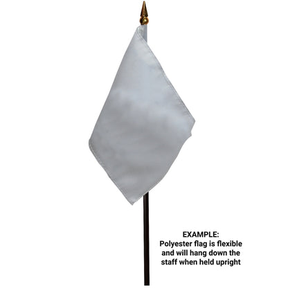 4" x 6" Double Sided Polyester Stick Flags