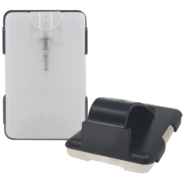 Easy-Reach TM Auto Visor Clip with Credit Card Sanitizer