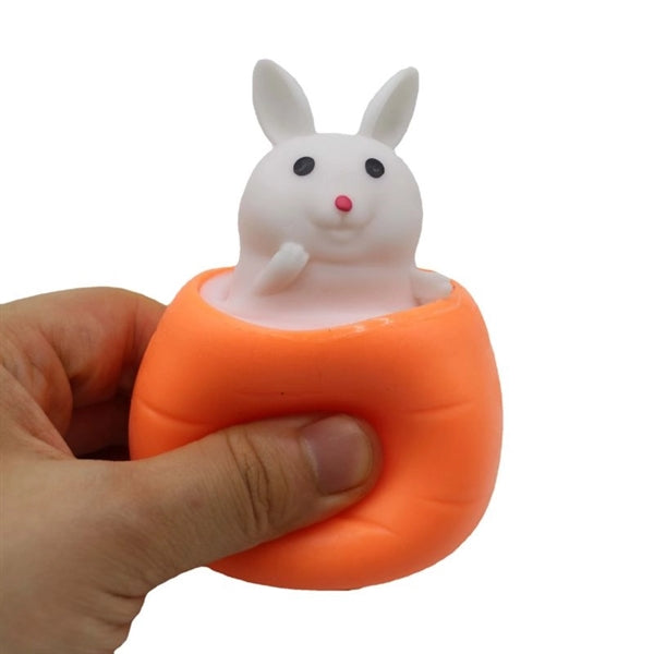 Carrot Cup Cute Rabbit Squishy Squeeze Toy