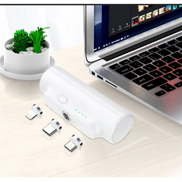 Portable 3-In-1 Phone Power Bank