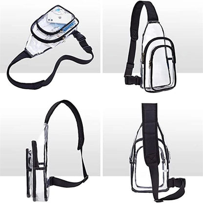 Multipurpose Clear Crossbody Sling Backpack
