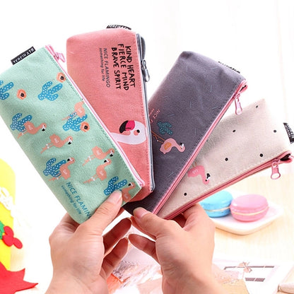 Cute Flamingo Pencil Case