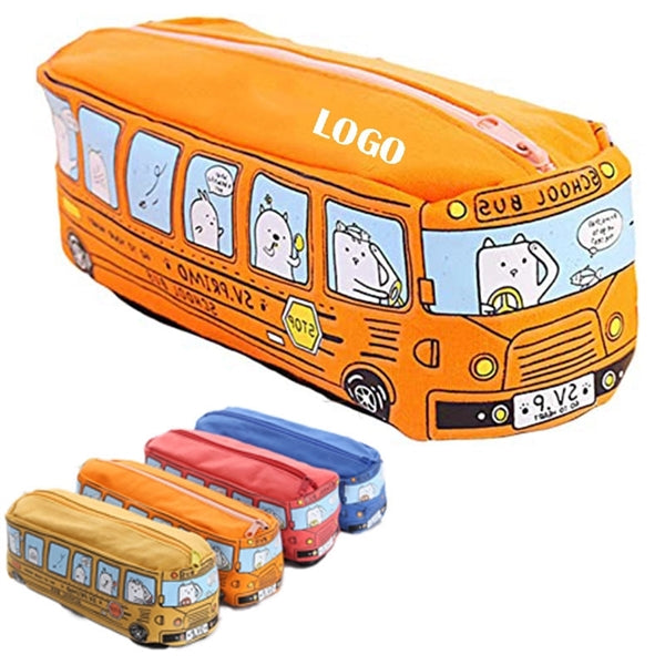 Cute Animal Bus Pencil Case