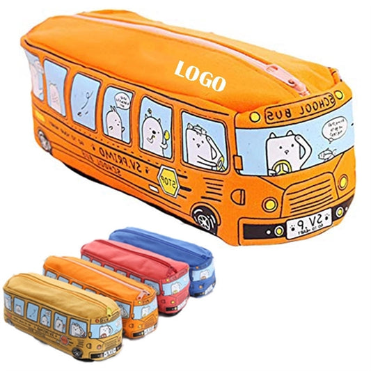 Cute Animal Bus Pencil Case