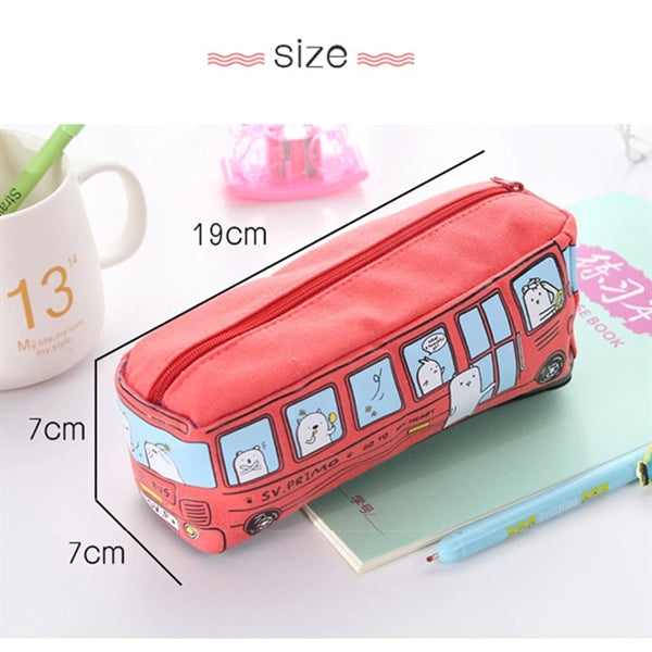Cute Animal Bus Pencil Case