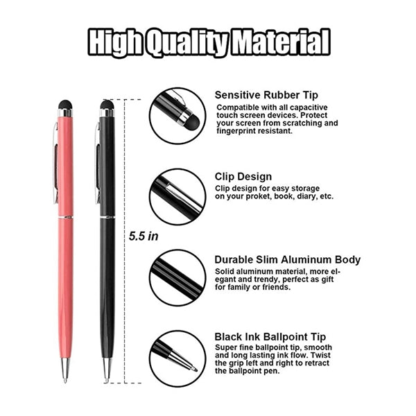2-In-1 Stylus Ballpoint Pen