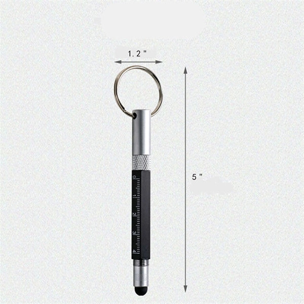 6-In-1 Small Metal Tech Tool Ballpoint Pen