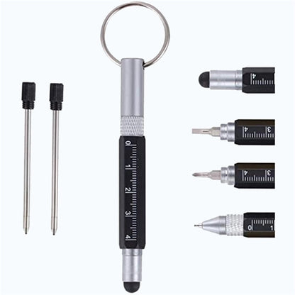 6-In-1 Small Metal Tech Tool Ballpoint Pen
