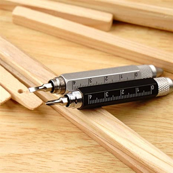 6-In-1 Small Metal Tech Tool Ballpoint Pen