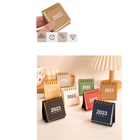 Kraft Paper Mini Desk Calendar