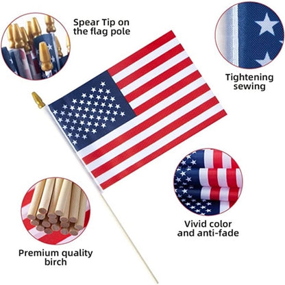 Handheld 5x8inch US Flag