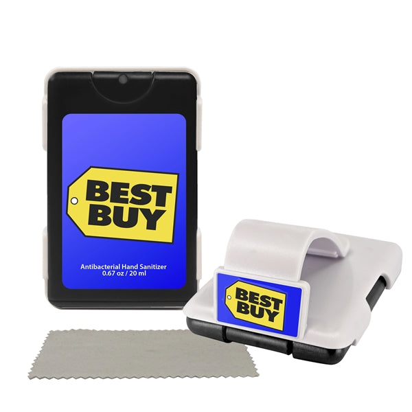 Easy-Reach TM Auto Visor Clip w/ Screen Cleaner & Cloth