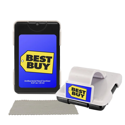 Easy-Reach TM Auto Visor Clip w/ Screen Cleaner & Cloth