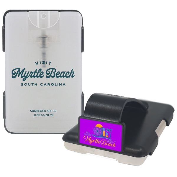 Easy-Reach TM Auto Visor Clip w/ Credit Card Sunscreen