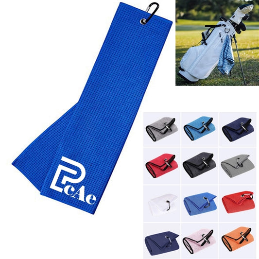 Golf Towel with Carabiner