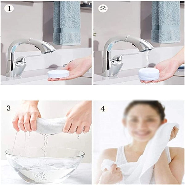 Cotton Compressed Towel Tablet