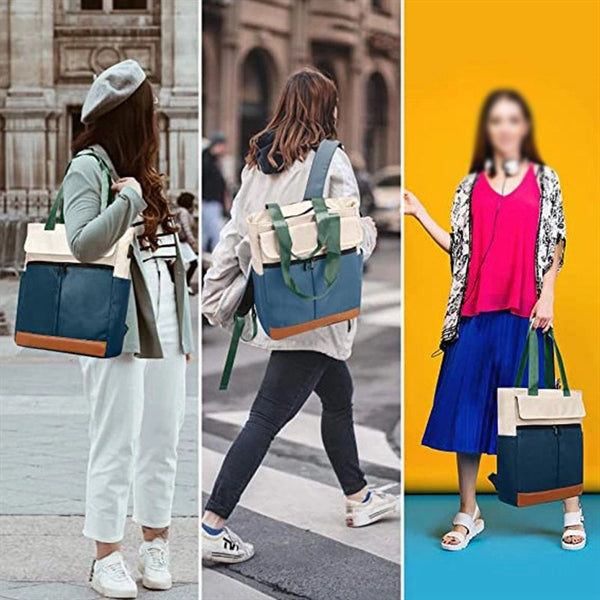 2-In-1 Wide Top Open Laptop Backpack