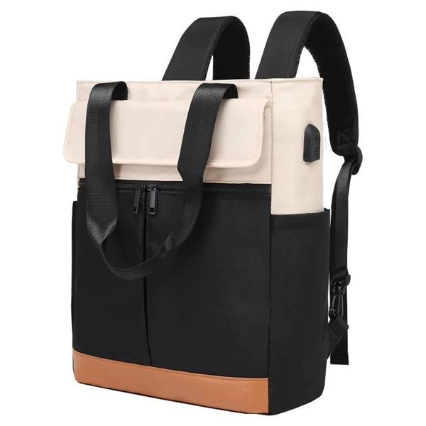 2-In-1 Wide Top Open Laptop Backpack