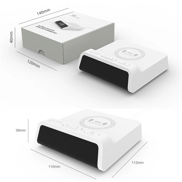 15W Wireless Charger Alarm Clock
