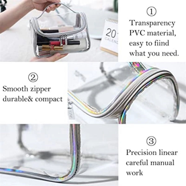 Colorful Laser Transparent Toiletry Kit