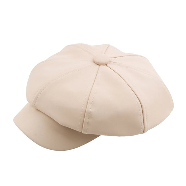 Vintage Beret Hat Pu